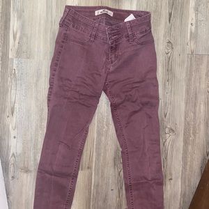 Hollister maroon jeans